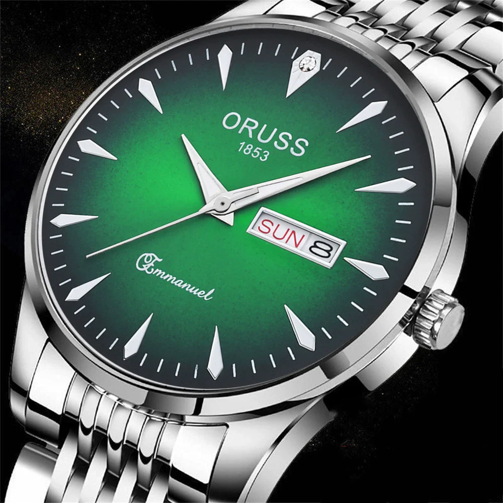 Wholesale Men's Business Style Alloy And Alloy Steel Watches Round Dial Luminous Waterproof Quartz Automatic - Image 3