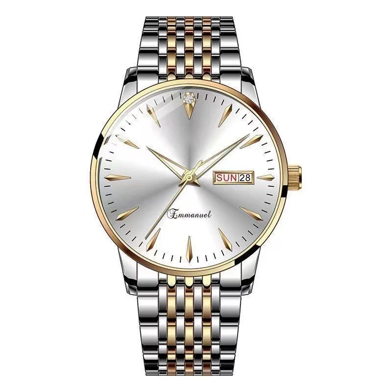 Wholesale Men's Business Style Alloy And Alloy Steel Watches Round Dial Luminous Waterproof Quartz Automatic - Image 6