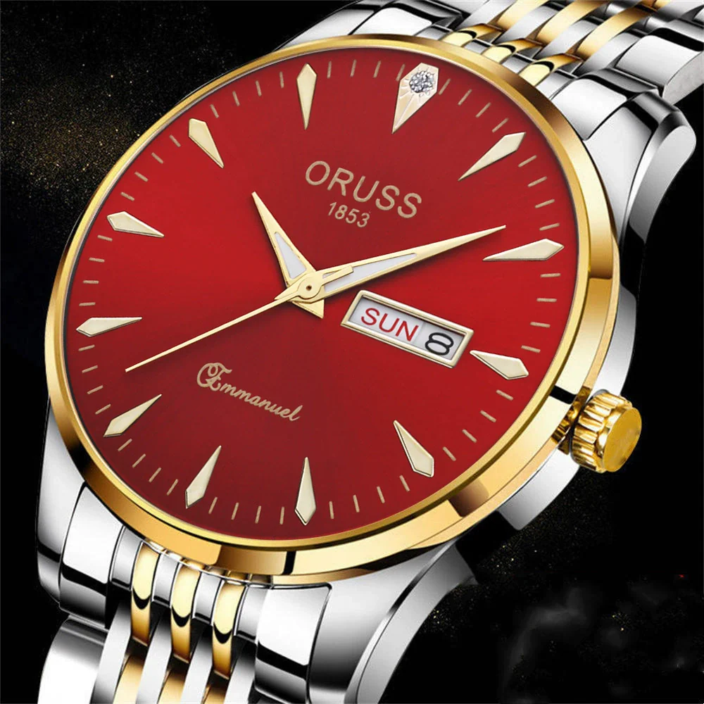 Wholesale Men's Business Style Alloy And Alloy Steel Watches Round Dial Luminous Waterproof Quartz Automatic - Image 8