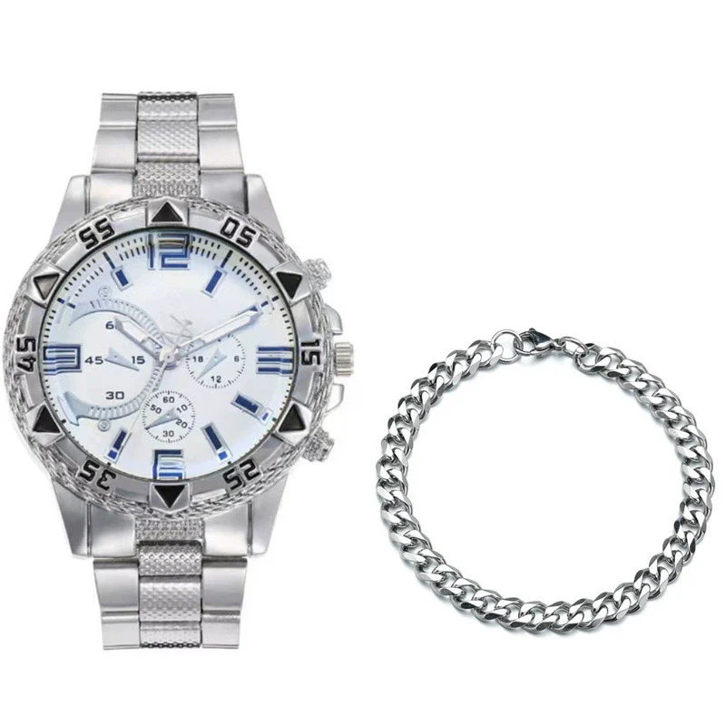 Wholesale Men's Business Style Round Dial Alloy Case And Band Quartz Watch - Image 5