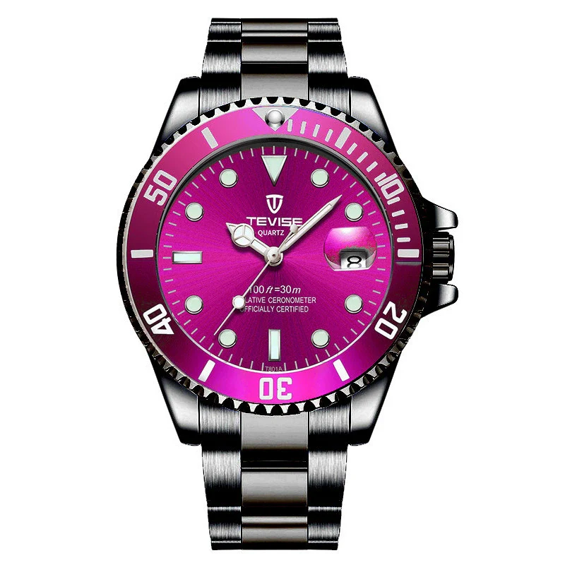 Wholesale Men's Casual Quartz Watch With Stainless Steel Strap And Round Dial - Image 2