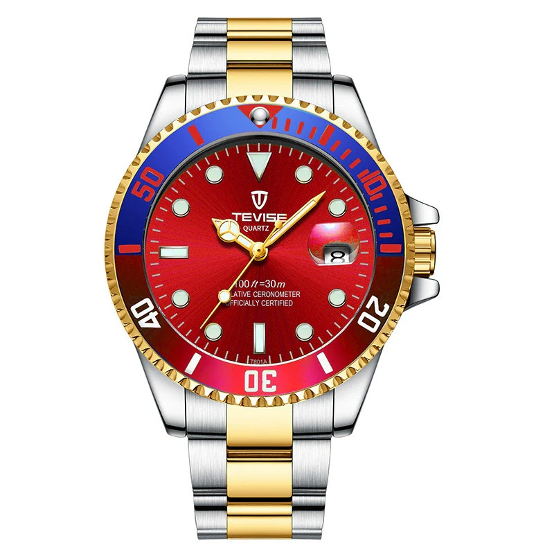 Wholesale Men's Casual Quartz Watch With Stainless Steel Strap And Round Dial - Image 8