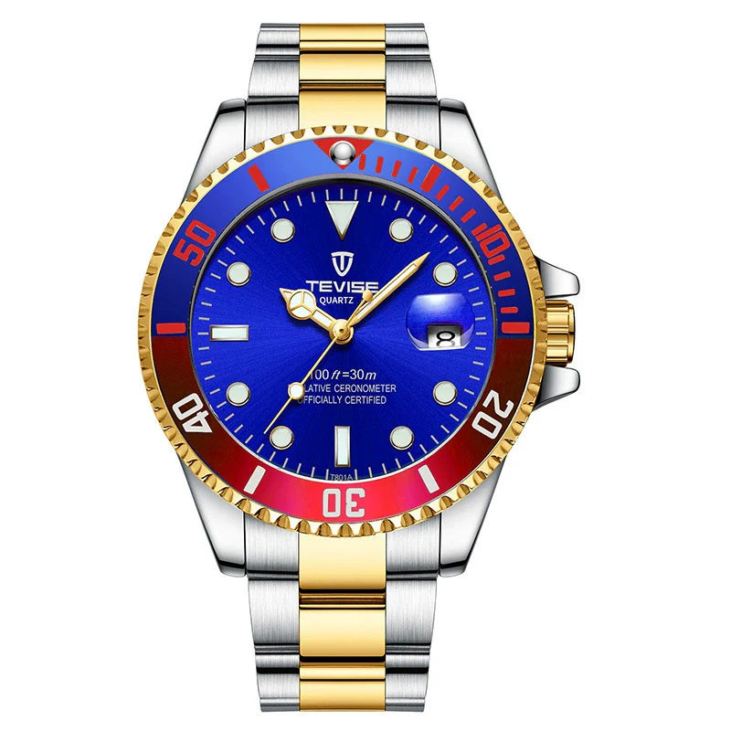 Wholesale Men's Casual Quartz Watch With Stainless Steel Strap And Round Dial - Image 9