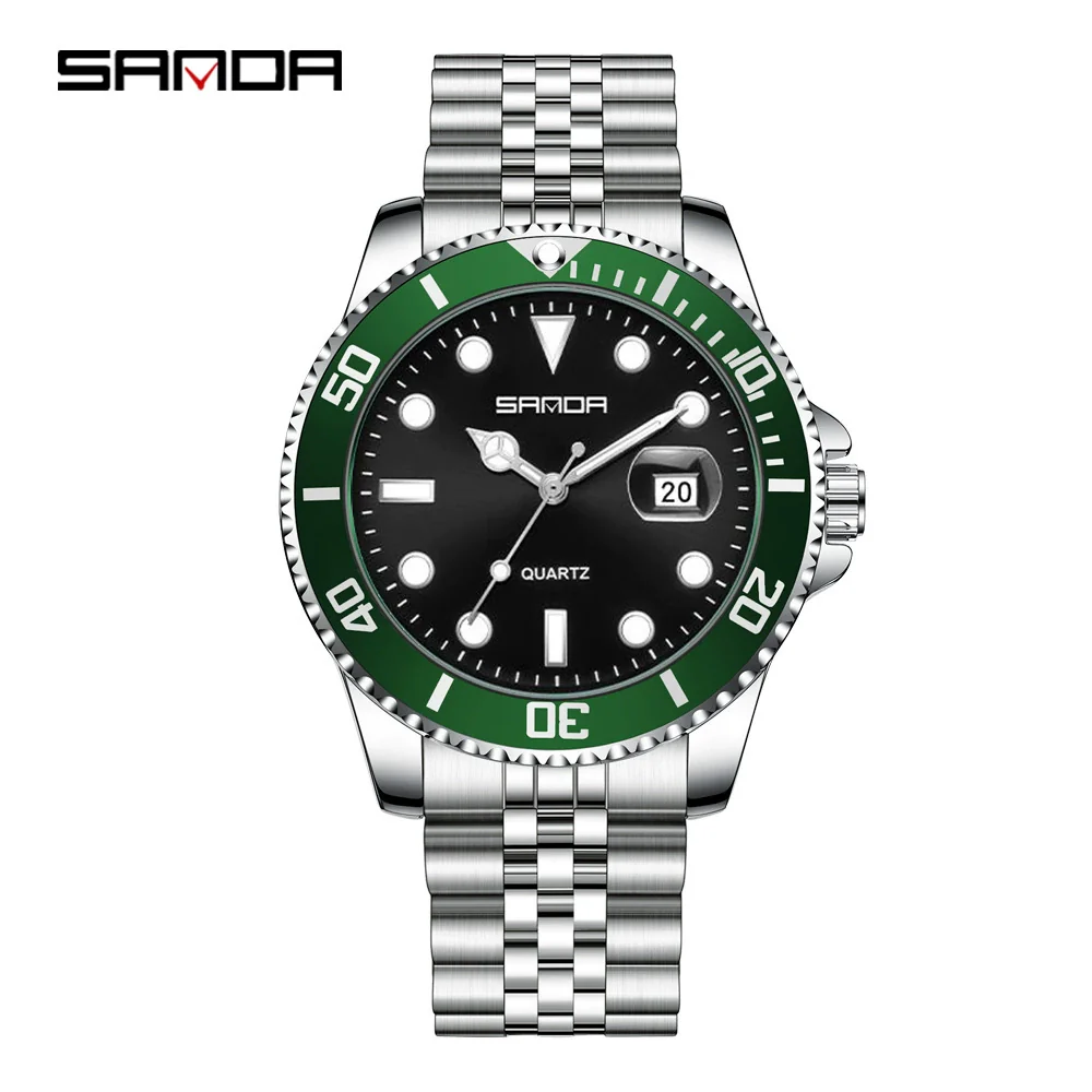 Wholesale Men's Leisure Style Round Dial Waterproof Quartz Watch With Steel Band Alloy Case And Mineral Reinforced Mirror - Image 13