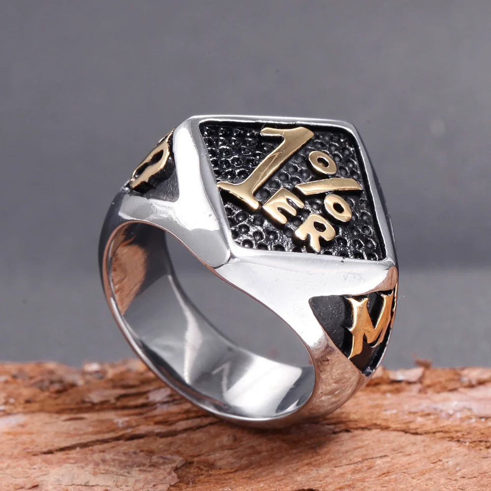 Wholesale Men's Stainless Steel Geometric Ring And Bracelet With Polishing - Image 4