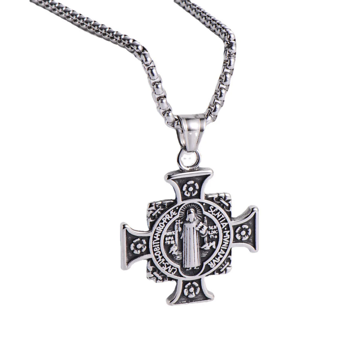 Wholesale Men's Titanium Steel Casting Pendant With Cartoon Characters Pattern - Image 5