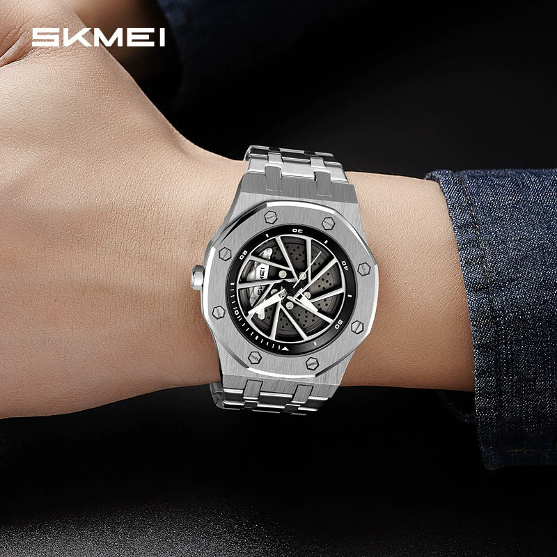 Wholesale Men's Watch Alloy Case Stainless Steel Buckle Round Dial Leisure Style Waterproof Luminous Quartz - Image 2