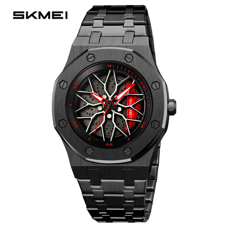 Wholesale Men's Watch Alloy Case Stainless Steel Buckle Round Dial Leisure Style Waterproof Luminous Quartz - Image 3