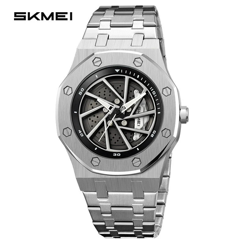 Wholesale Men's Watch Alloy Case Stainless Steel Buckle Round Dial Leisure Style Waterproof Luminous Quartz - Image 4