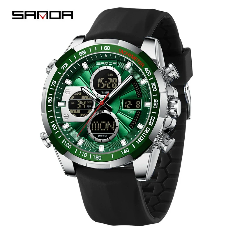 Wholesale Men's Watch Zinc Alloy Round Dial Waterproof Multifunctional Sporty Fashion Light Luxury Style - Image 6