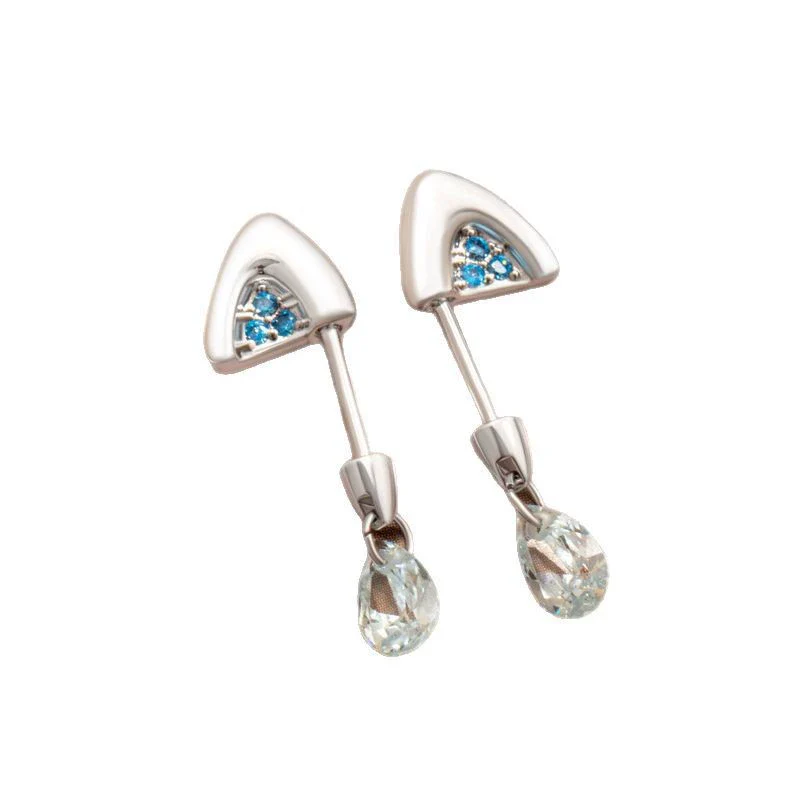 Wholesale Metal Animals Style Titanium Steel Ear Bone Nail Electroplated Women's Earrings - Image 4
