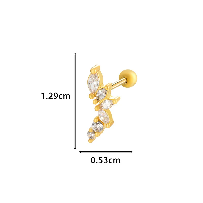 Wholesale Metal Geometric Flower Pendant Earrings With Electroplating For Women - Image 11