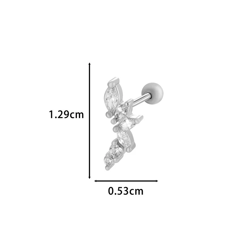 Wholesale Metal Geometric Flower Pendant Earrings With Electroplating For Women - Image 12