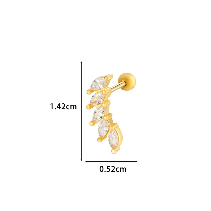 Wholesale Metal Geometric Flower Pendant Earrings With Electroplating For Women - Image 13
