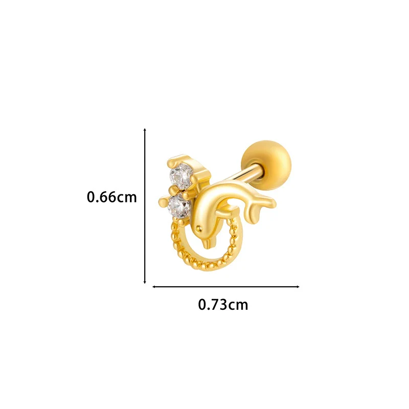 Wholesale Metal Geometric Flower Pendant Earrings With Electroplating For Women - Image 5