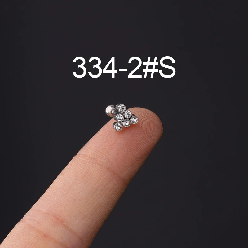 Wholesale Metal Geometric Natural Style Electroplated Stainless Steel Puncture Earrings - Image 7