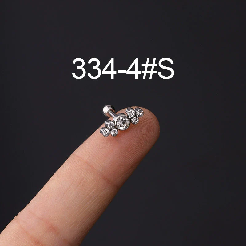 Wholesale Metal Geometric Natural Style Electroplated Stainless Steel Puncture Earrings - Image 9