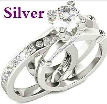 Wholesale Metal Geometric Ring Set With Electroplating For Women - Image 6