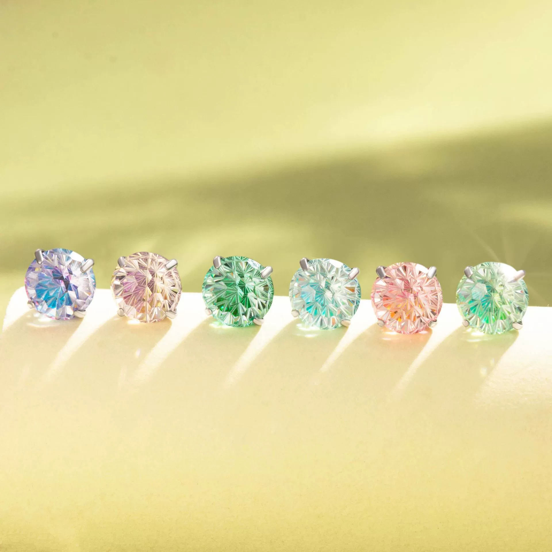 Wholesale Metal Geometric Zirconia Retro Style Earring