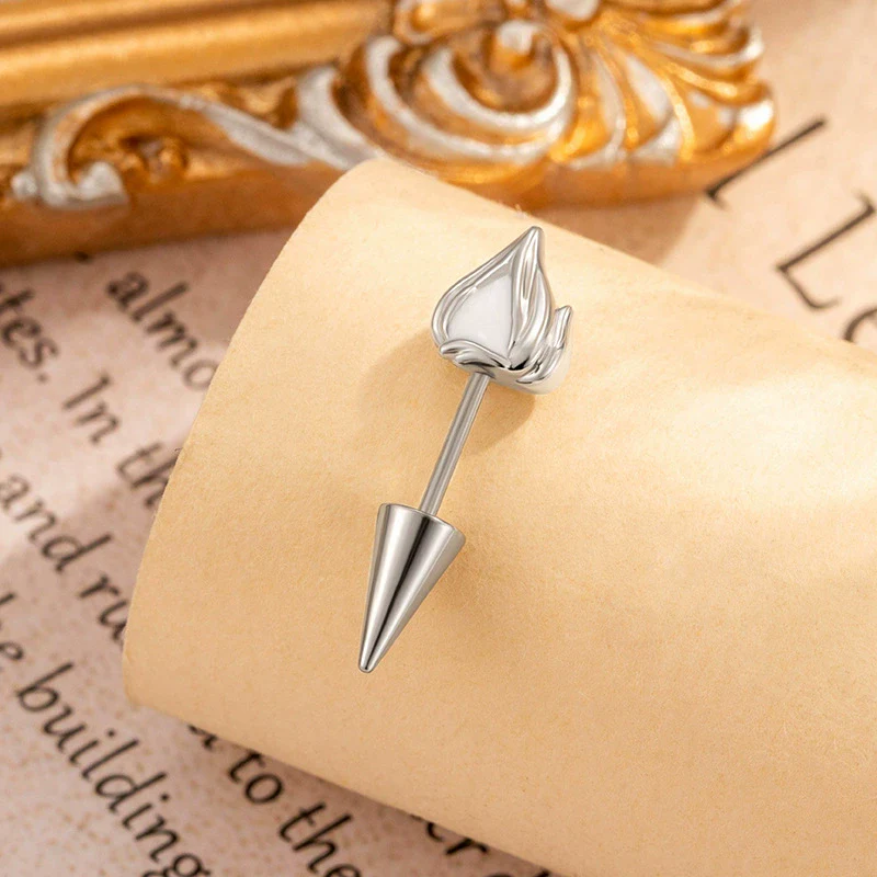 Wholesale Metal Kitten Ear Animal Shape Electroplated Piercing Jewelry For Women - Image 6