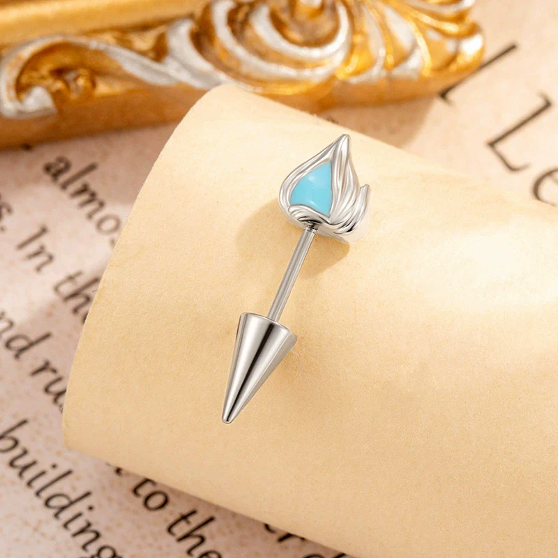 Wholesale Metal Kitten Ear Animal Shape Electroplated Piercing Jewelry For Women - Image 8