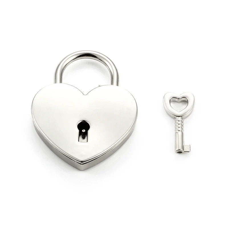 Wholesale Metal Love Lock Shape Necklace Luggage Accessories Electroplating - Image 5