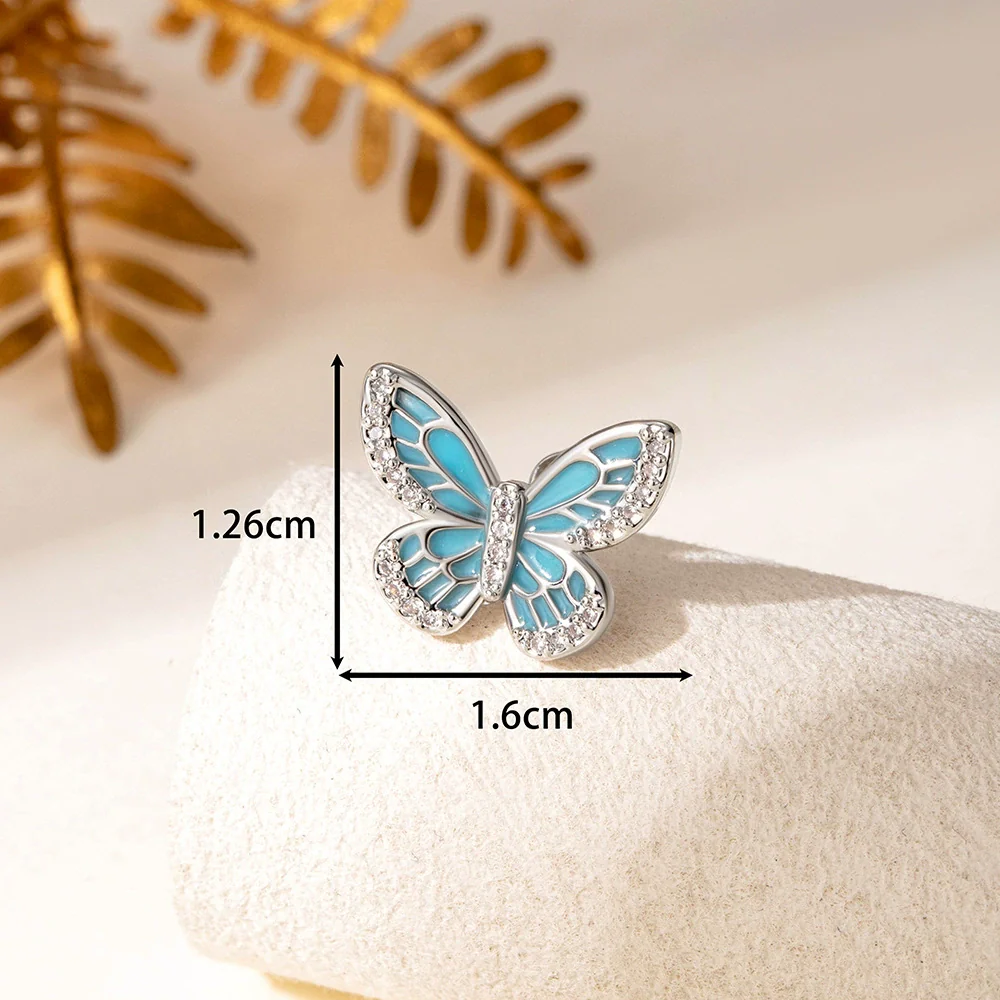 Wholesale Metal Retro Geometric Zirconia Screw Piercing Jewelry For Women - Image 2