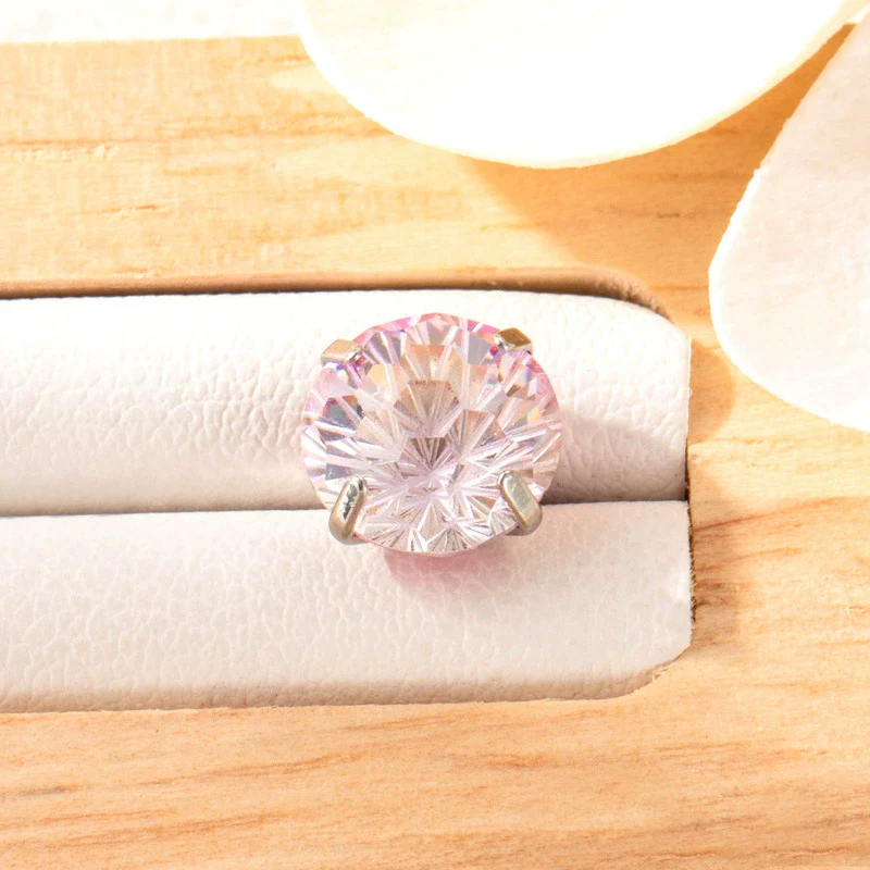 Wholesale Metal Sweet Geometric Inlaid Zircon Earrings For Women - Image 6