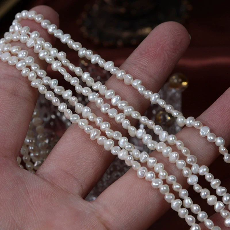 Wholesale Mini Strong Light Asymmetrical Natural Freshwater Pearl Baroque Specialshaped Diy Material - Image 5