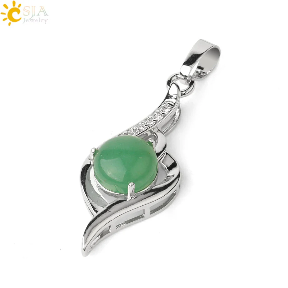 Wholesale Minimalist Heart Shaped Natural Crystal Stone And Zircon Silver Clavicle Pendant Necklace - Image 13