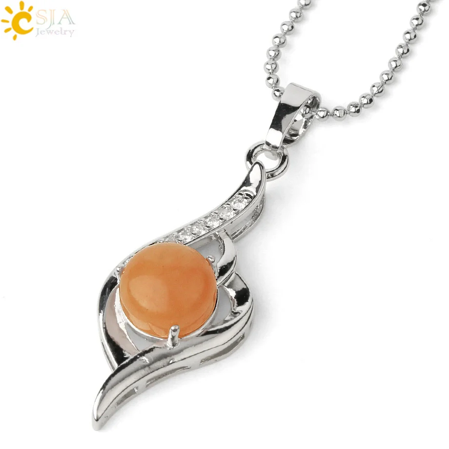Wholesale Minimalist Heart Shaped Natural Crystal Stone And Zircon Silver Clavicle Pendant Necklace - Image 29