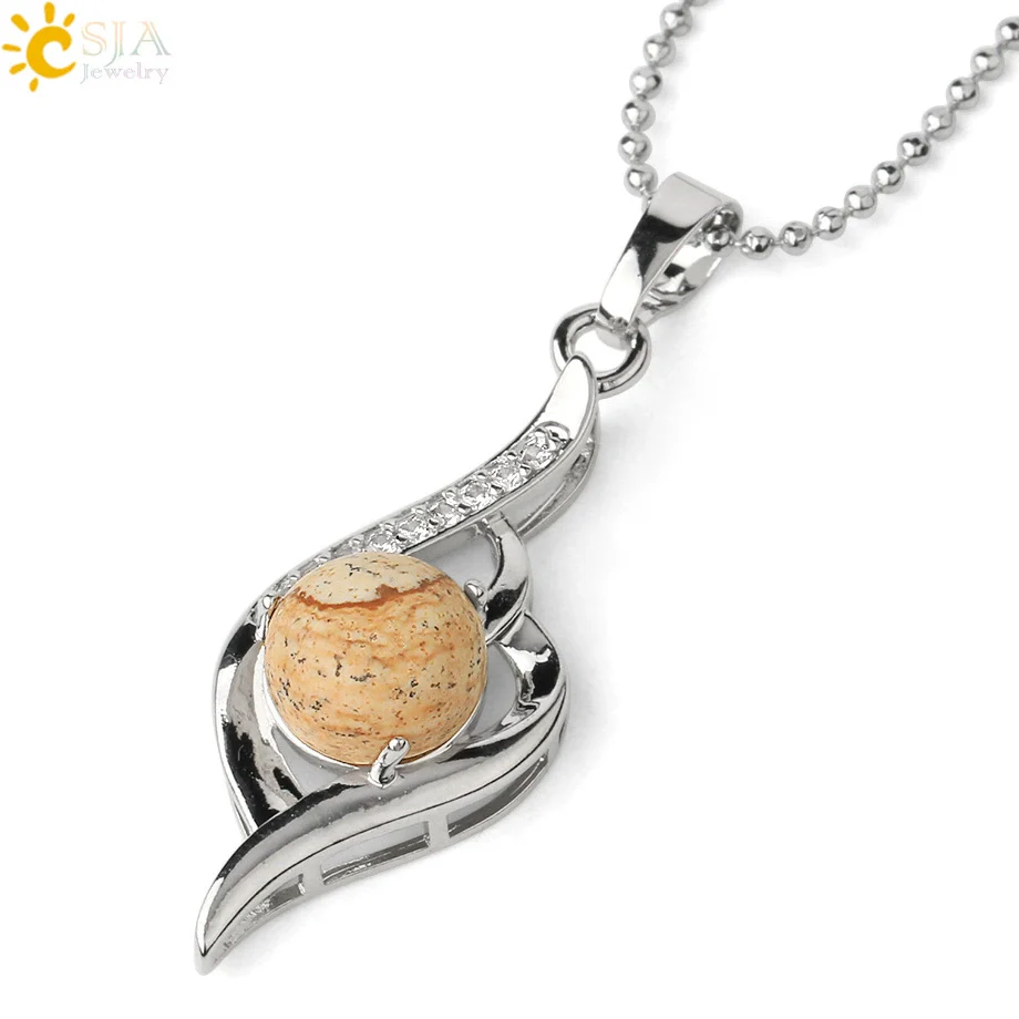 Wholesale Minimalist Heart Shaped Natural Crystal Stone And Zircon Silver Clavicle Pendant Necklace - Image 30