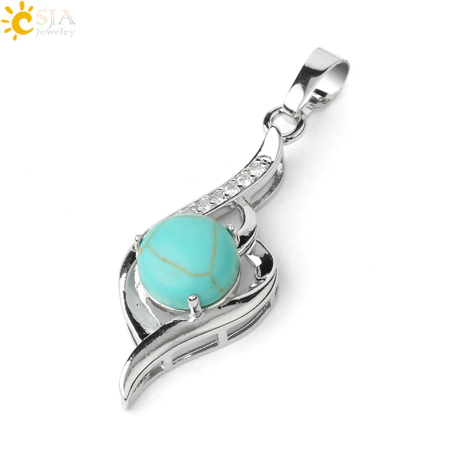 Wholesale Minimalist Heart Shaped Natural Crystal Stone And Zircon Silver Clavicle Pendant Necklace - Image 6