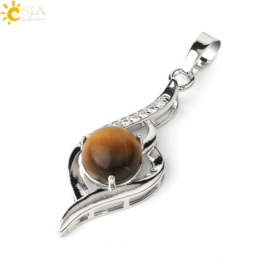 Wholesale Minimalist Heart Shaped Natural Crystal Stone And Zircon Silver Clavicle Pendant Necklace - Image 7
