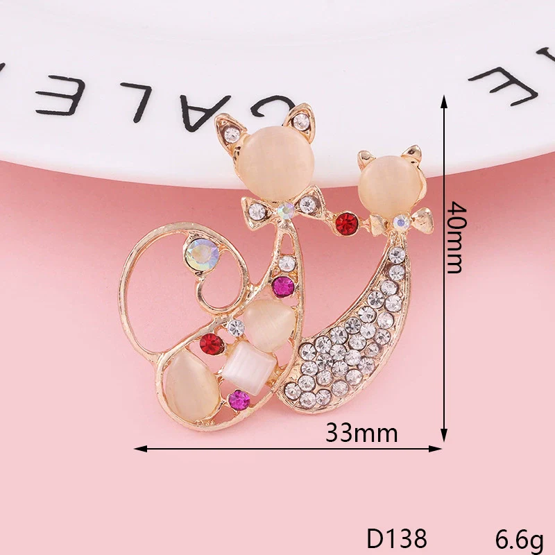 Wholesale Mobile Phone Shell Accessories Alloy Rhinestone Diamond With Cat Head Fox Pattern Electroplated - Image 2
