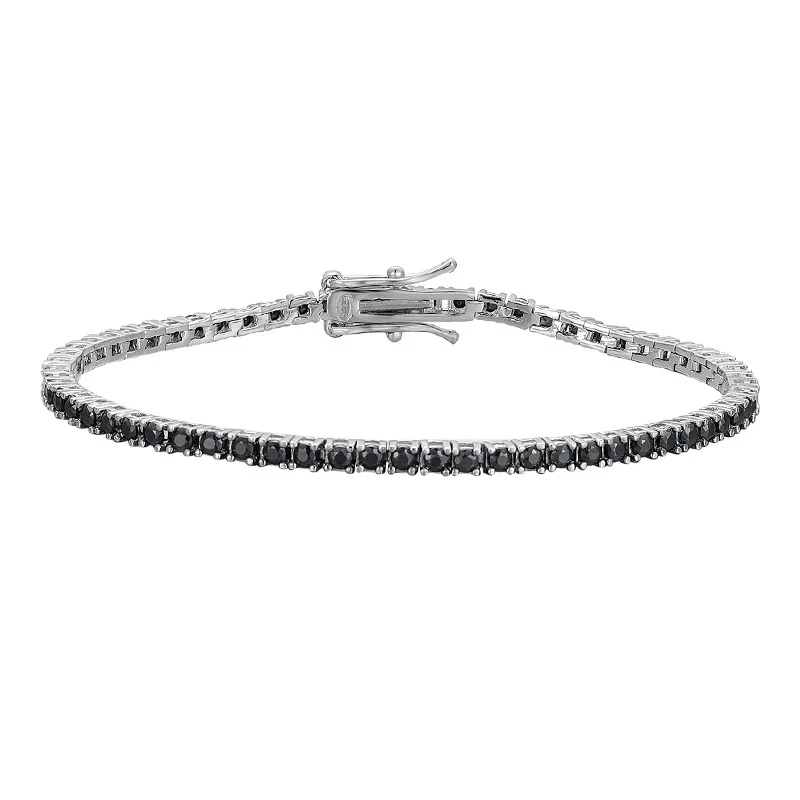 Wholesale Moissanite Bracelet S925 Sterling Silver Geometric Hip Hop Style Set With Diamonds - Image 2