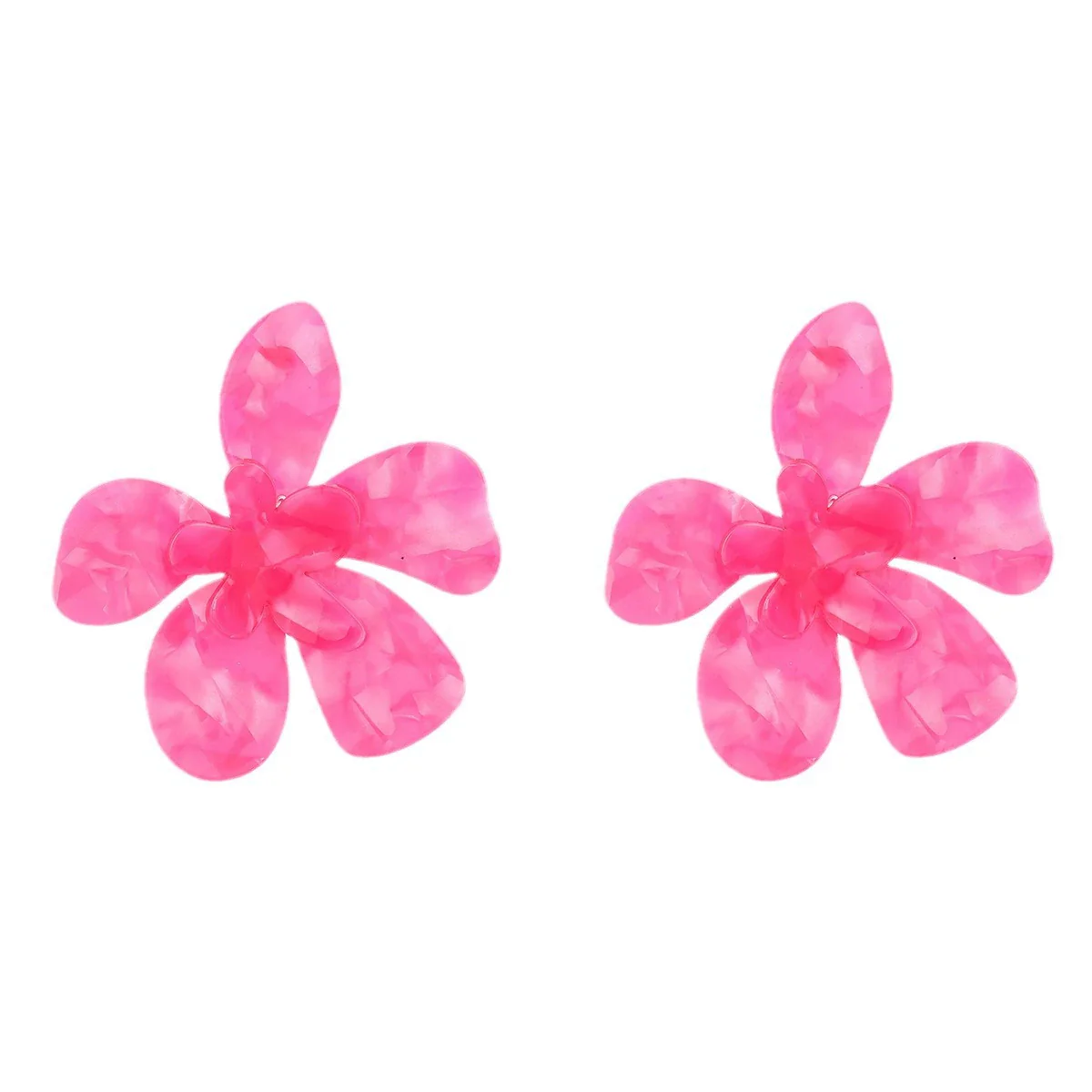 Wholesale Multilayer Acetate Plate Flower Earrings For Women Fashion Style - Image 5