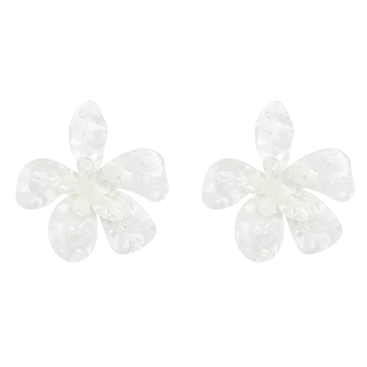 Wholesale Multilayer Acetate Plate Flower Earrings For Women Fashion Style - Image 6