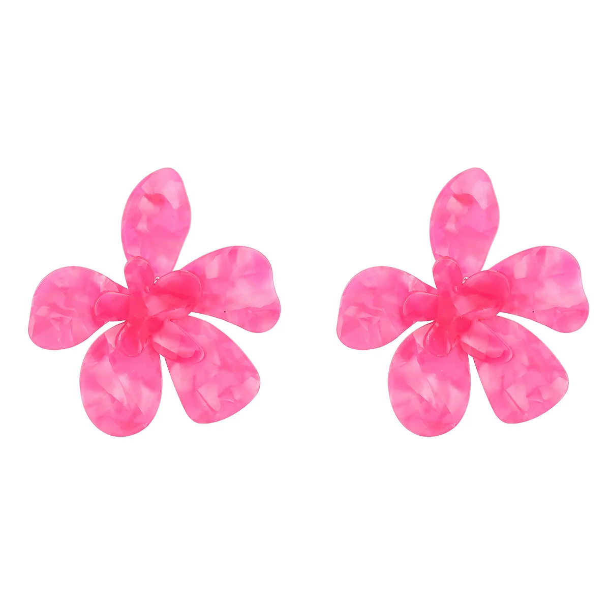 Wholesale Multilayer Acetate Plate Flower Earrings For Women Fashion Style - Image 8