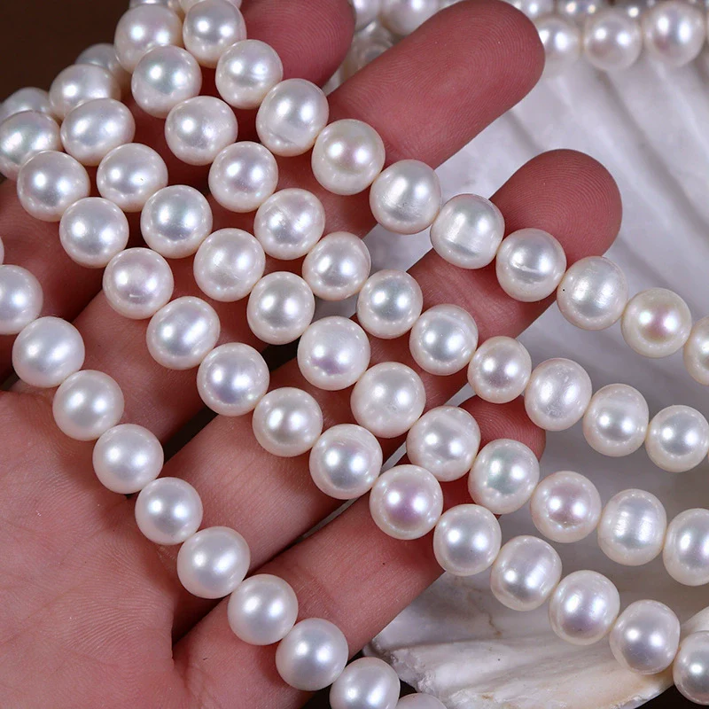 Wholesale Naked Freshwater Pearl Potato Shape Diy Jewelry Sweater Chain Hand Bead Material - Image 3