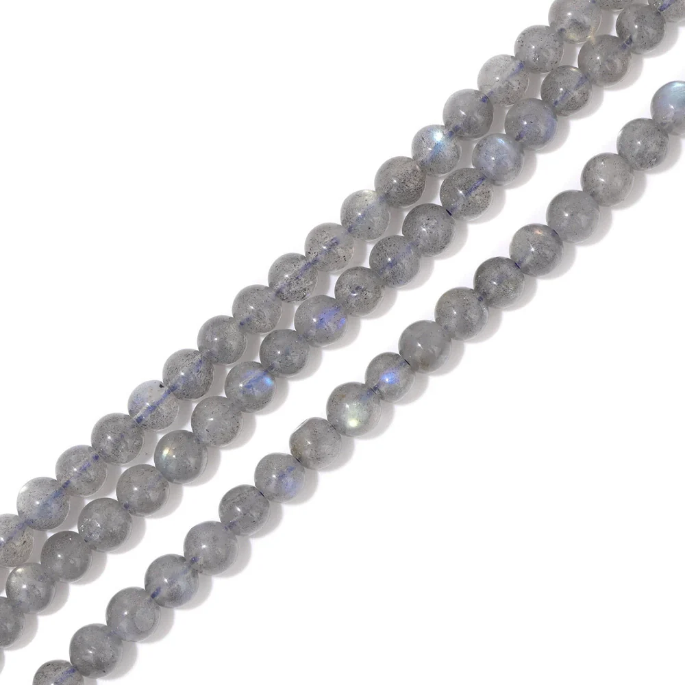 Wholesale Natural Crystal Gray Moonstone Beads Diy Jewelry Accessories For Bracelet And Necklace - Image 4