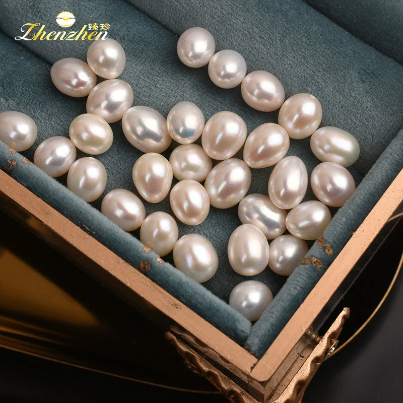 Wholesale Natural Freshwater Pearl Riceshaped Loose Beads For Diy Jewelry