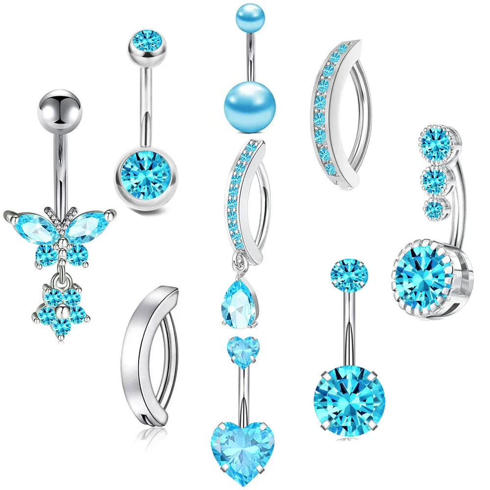 Wholesale Navel Nail Piercing Jewelry Stainless Steel Butterfly Style Electroplated - Image 5