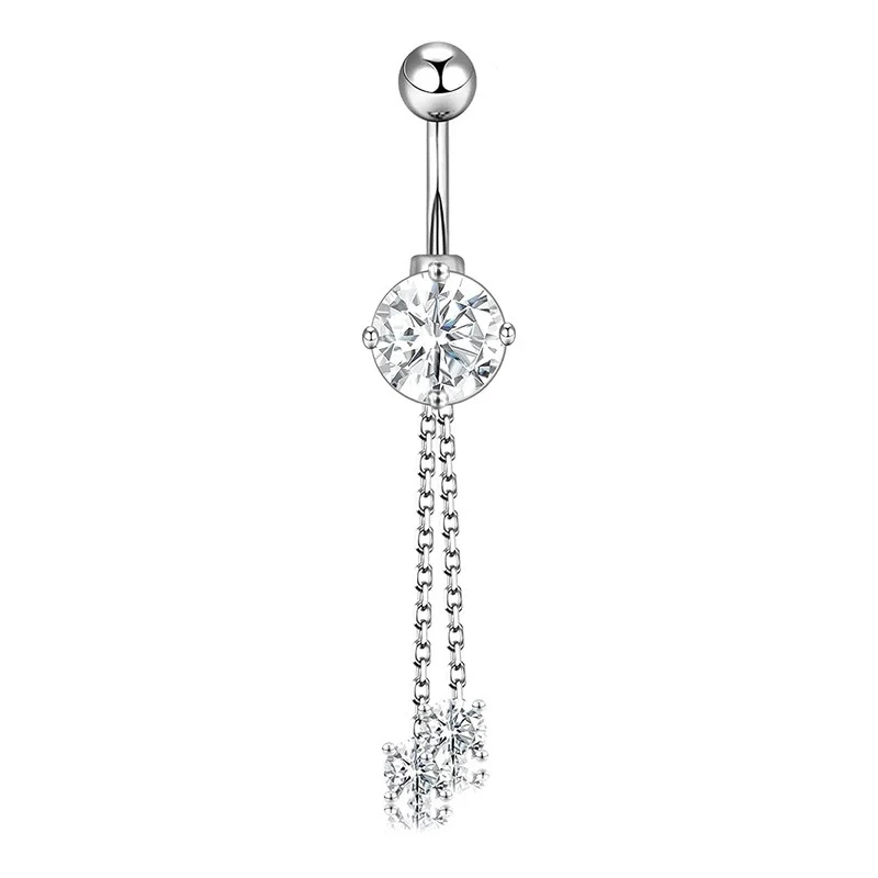 Wholesale Navel Ring Stainless Steel Geometric Electroplated Simple Style Body Puncture - Image 16