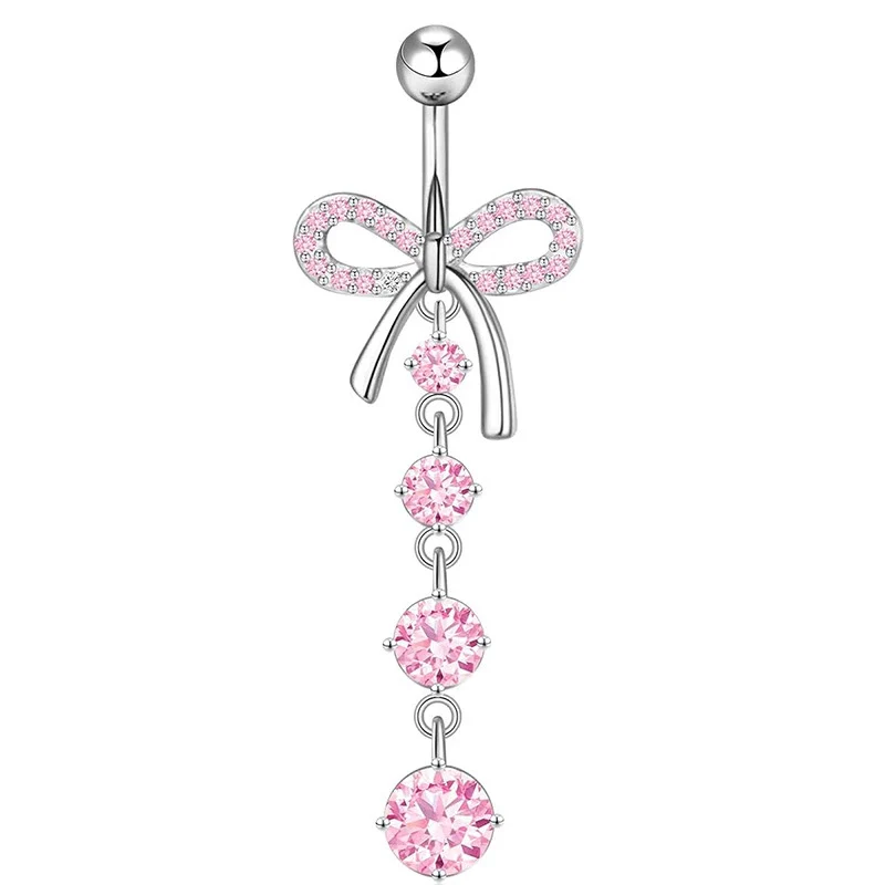 Wholesale Navel Ring Stainless Steel Geometric Electroplated Simple Style Body Puncture - Image 24