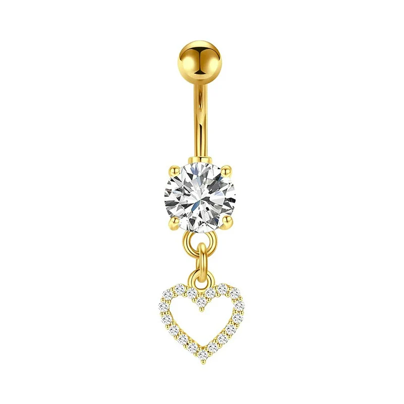 Wholesale Navel Ring Stainless Steel Geometric Electroplated Simple Style Body Puncture - Image 7