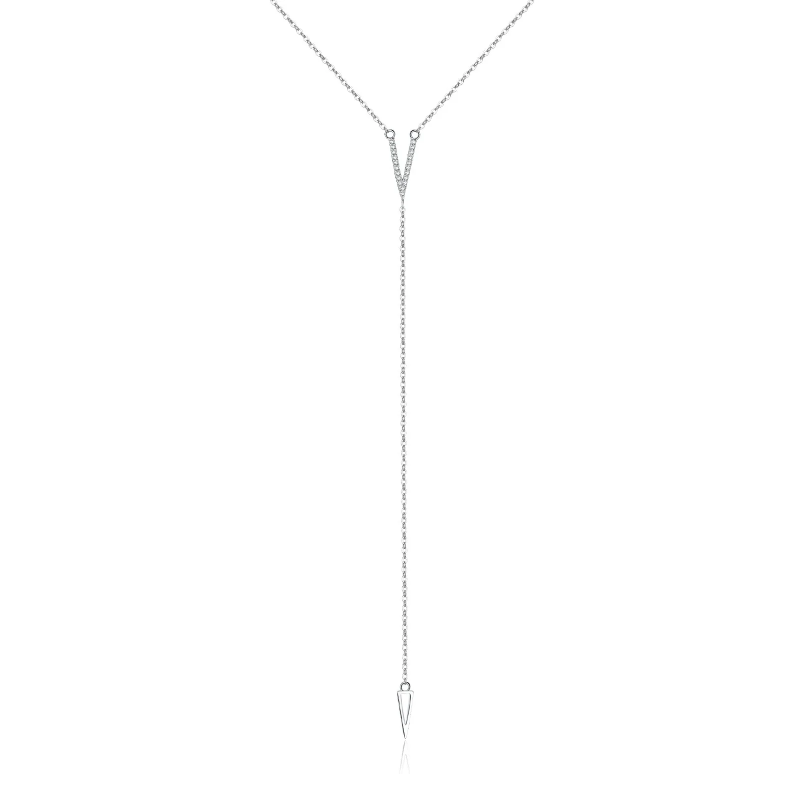 Wholesale Necklace 925 Sterling Silver Geometric Tassel Electroplated For Women - Image 5