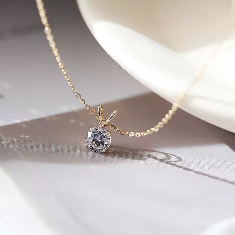 Wholesale Necklace 925 Sterling Silver Goldplated Single Diamond Set Eight Hearts And Eight Arrows Zircon Drop Shape Women's - Image 2