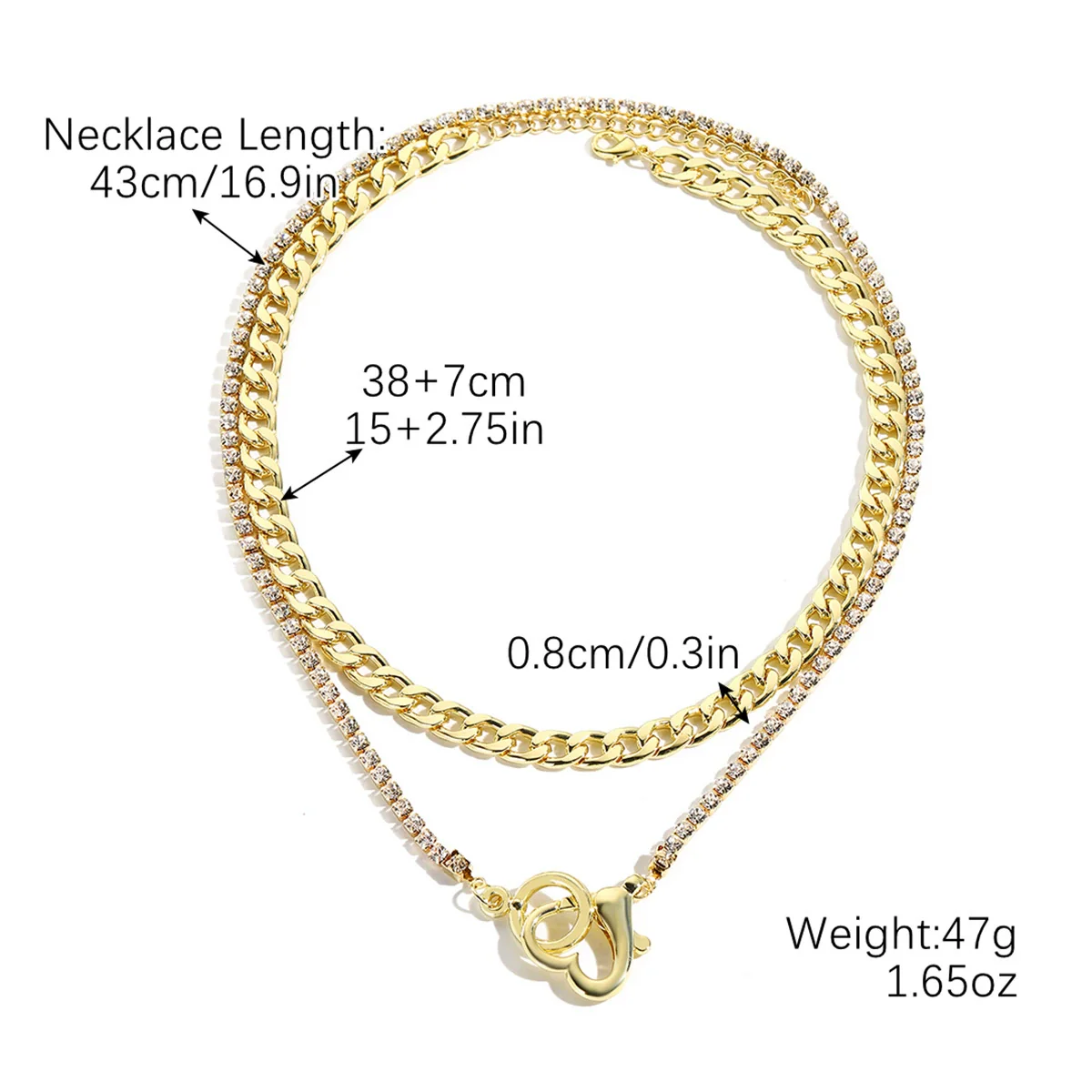 Wholesale Necklace Alloy Pearl Pendant Geometric Fashion Electroplating Women's - Image 11