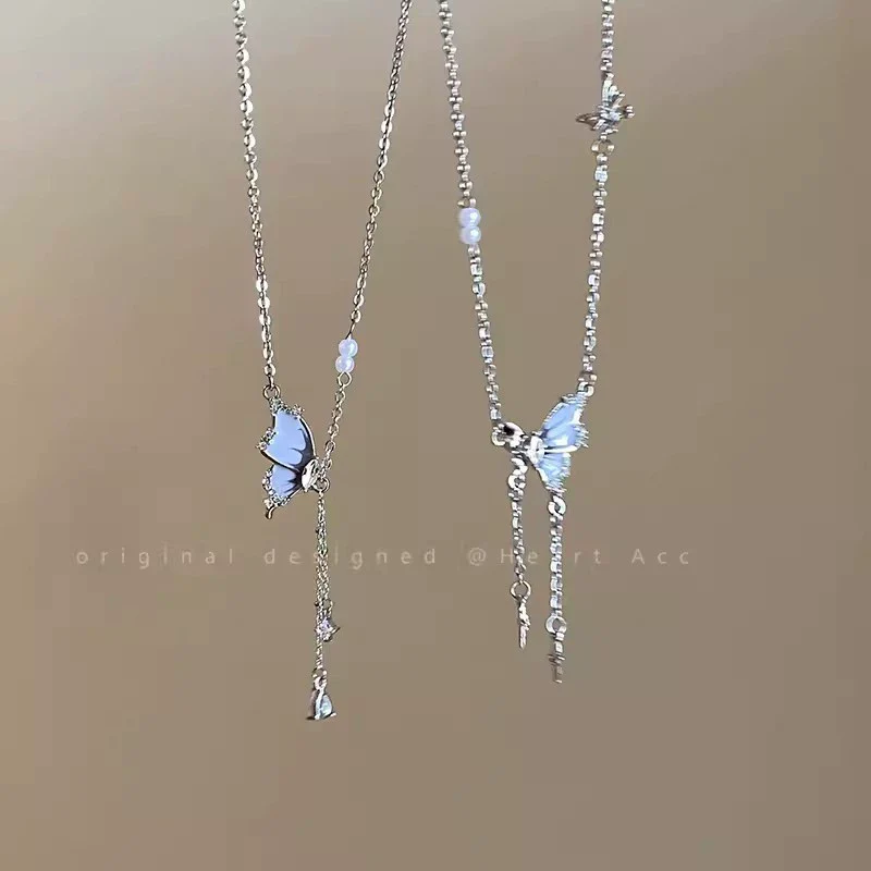 Wholesale Necklace Alloy Titanium Steel Insects Style Electroplated Women's Clavicle Chain - Image 4